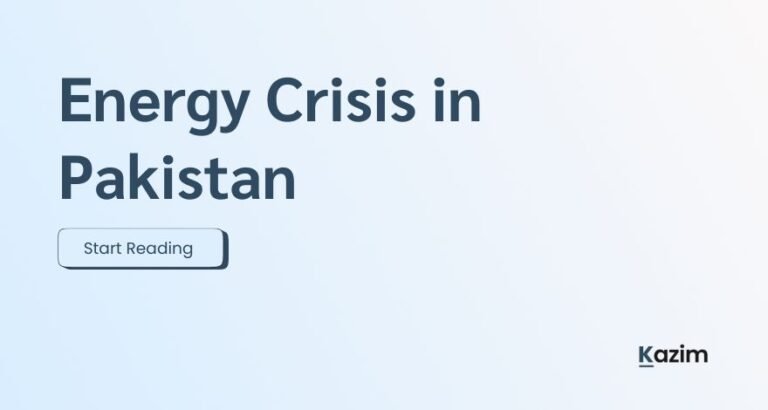 Energy Crisis in Pakistan - syed kazimali