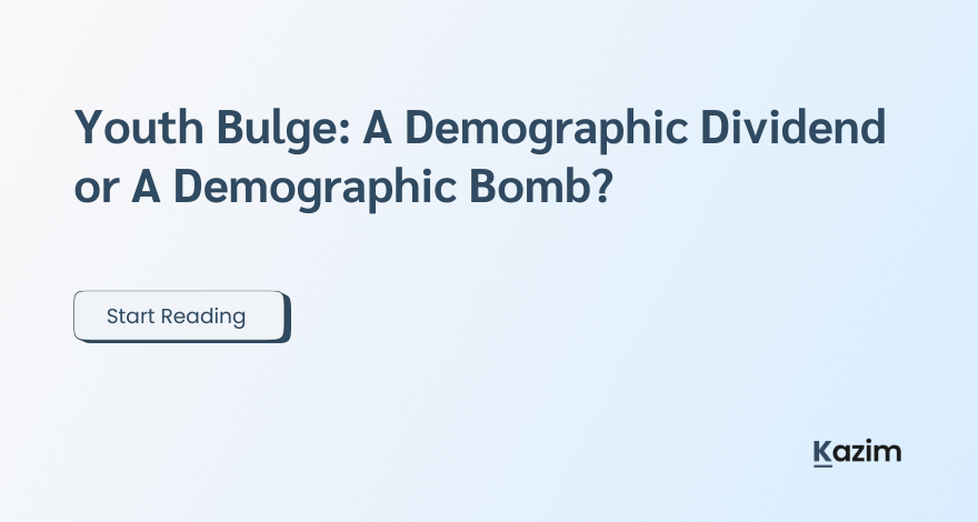 Youth Bulge A Demographic Dividend or A Demographic Bomb