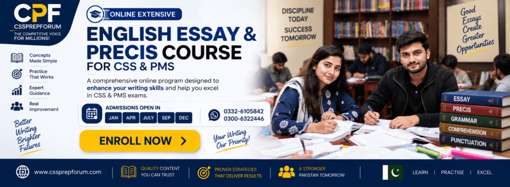 English Essay and Precis Course for CSS and PMS 1024x376 2